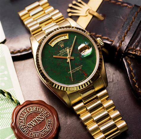 rolex day date bloodstone